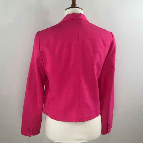 Vintage Hot Pink Cropped Single Breasted Blazer - Picture 4 of 12